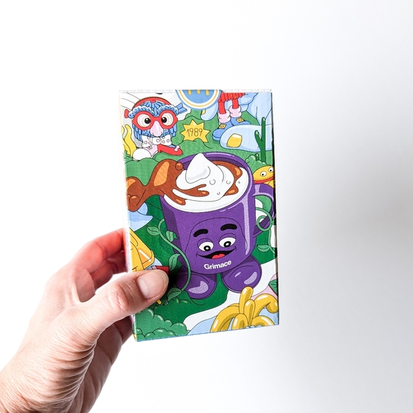 New Sealed 2024 McDonald's Canada Collector's Glass Cup - Grimace x Nanoblock - Picture 12 of 13